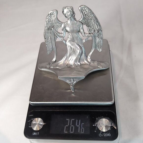 Seagull Pewter Angel Stocking Holder Hook Silver Christmas 1997 Hanger Etain SH6 - Picture 8 of 8